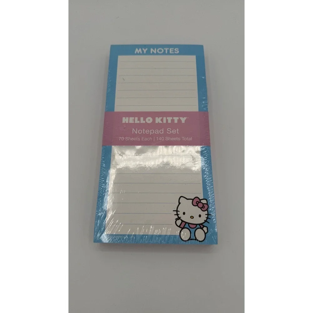 Hello Kitty Notepad Set - My‎ Notes - Stationary - Cute Sanrio Kawaii